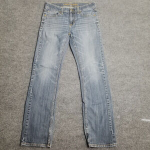 Cody James Jeans Mens 30x34 Blue Straight Embroidered Cowboy Western Rodeo